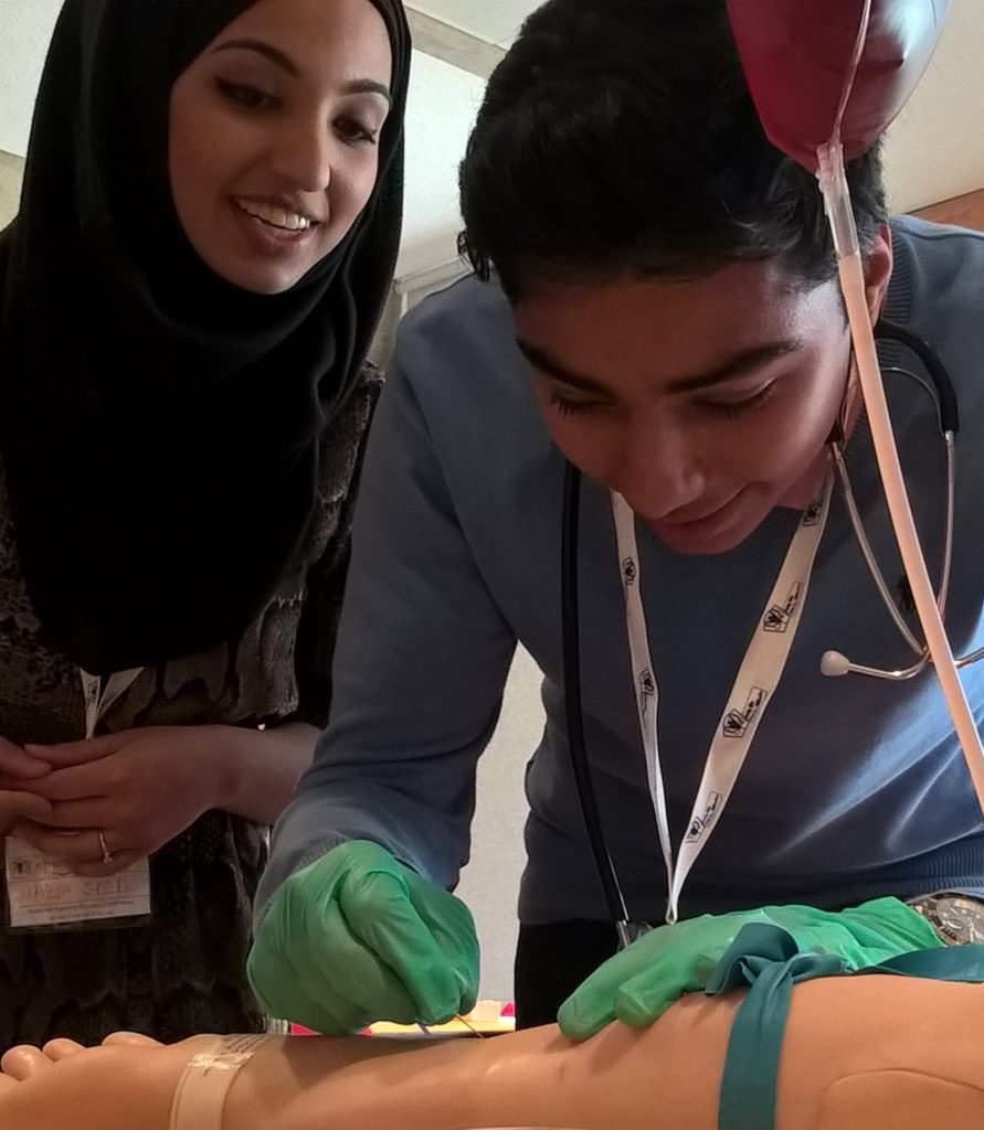 Aspiring doctors, conference, clinical skills